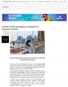 Camila Coelho protagoniza a campanha da Skazi